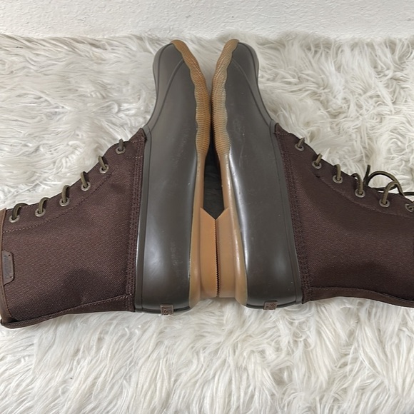 Sperry Men’s Saltwater Top Sider Duck Rain Boots Brown Size 13 NEW main image 12